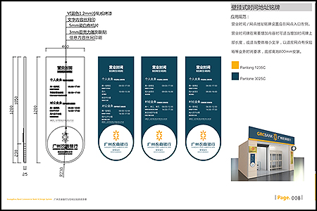 廣州農(nóng)商銀行室內(nèi)VI指示牌制作