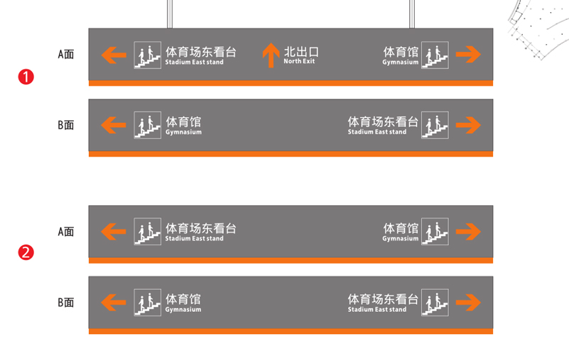 體育館標識